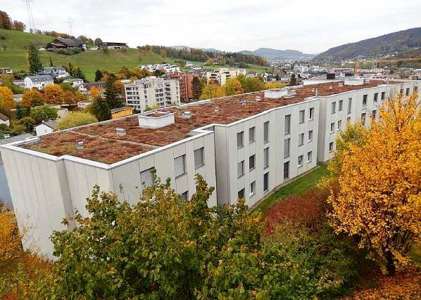 Neu im Portfolio des SF Sustainable Property Fund: Die Liegenschaft am Rainweg in Lausen (Foto: Swiss Finance & Property Funds AG)