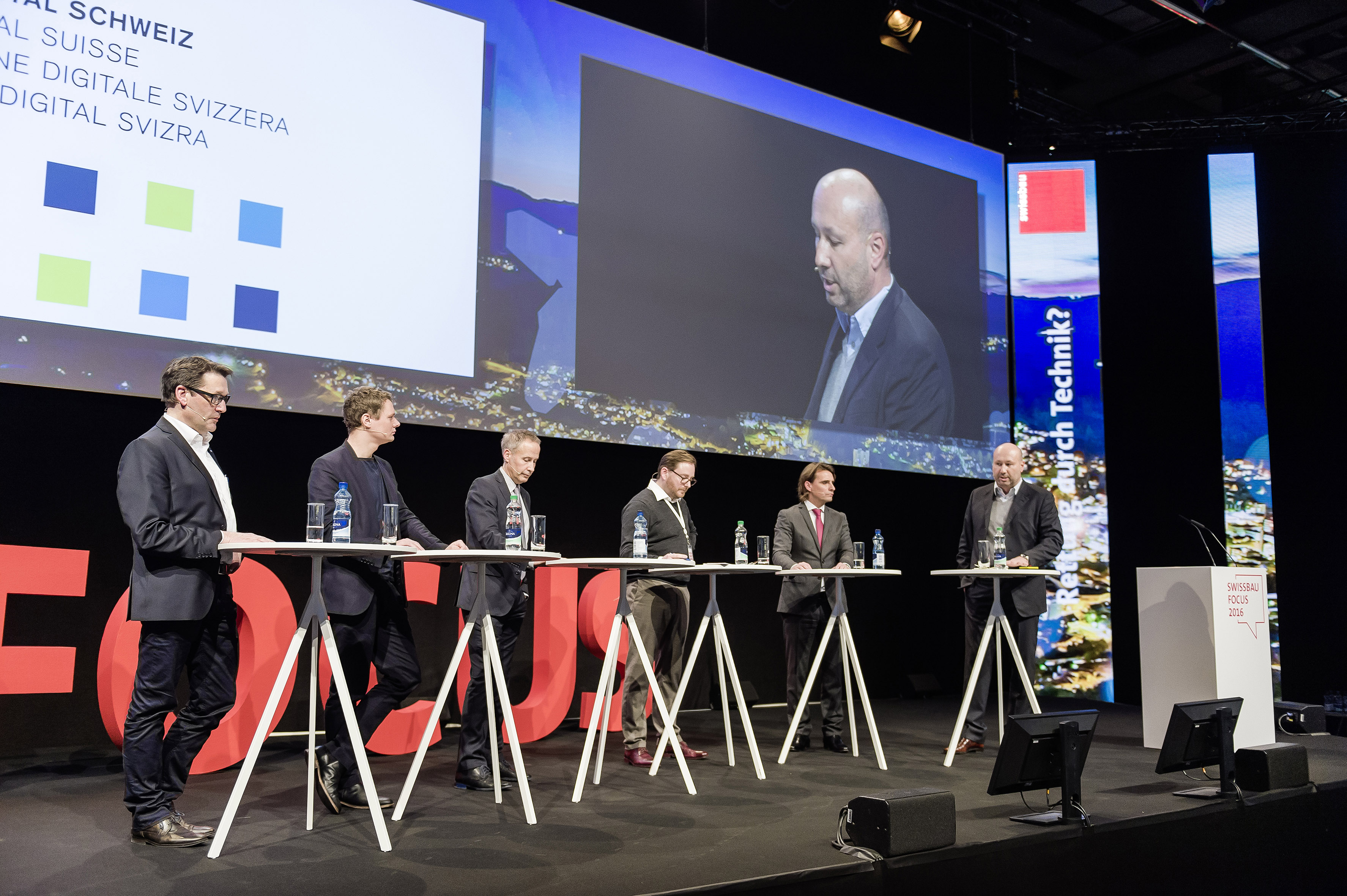 Branckenkenner diskutierten an der Swissbau 2016 über die digitale Transformation der Bauwirtschaft (Foto: Swissbau)