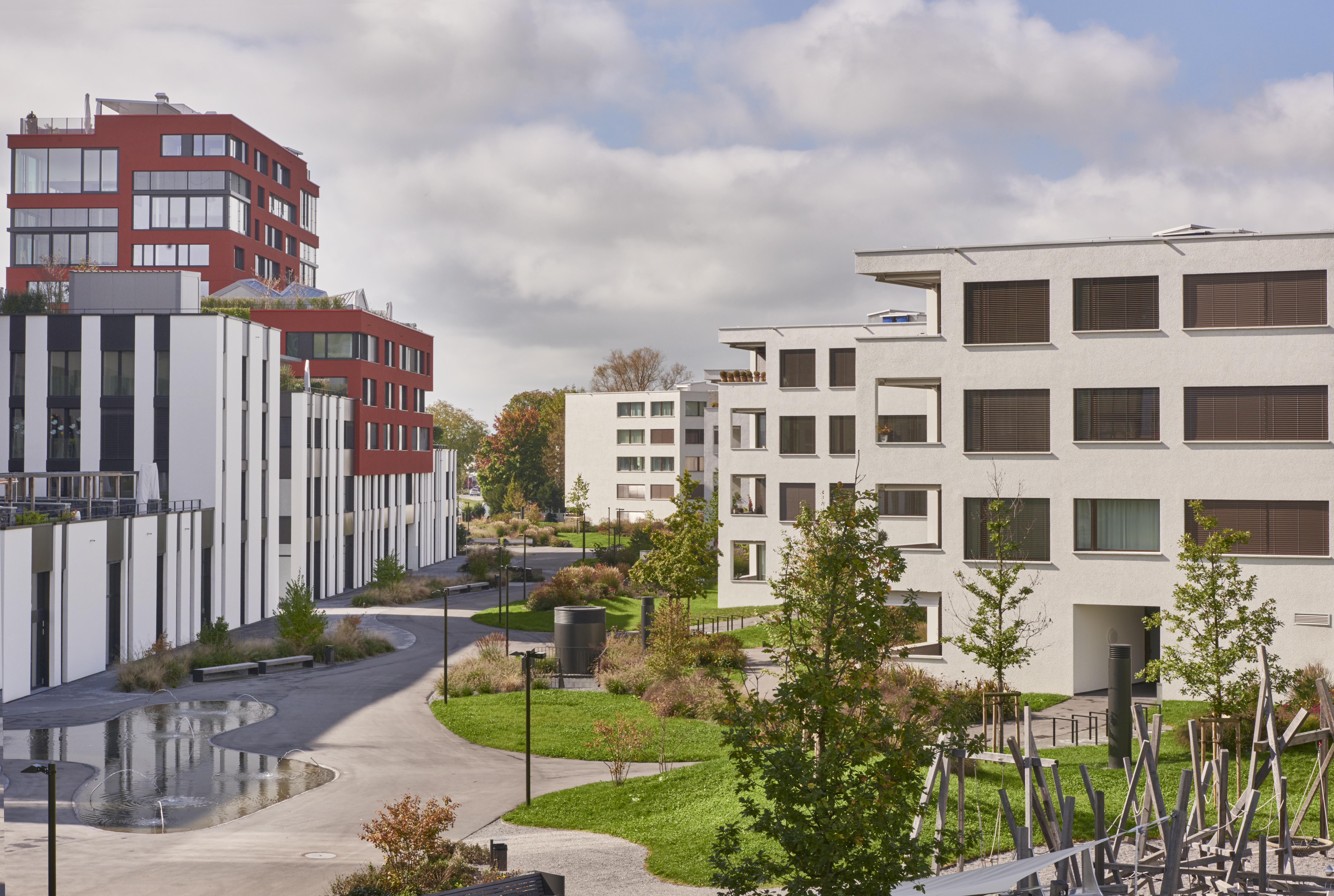 Der Boulevard der Suurstoffi (Visualisierung: Zug Estates)