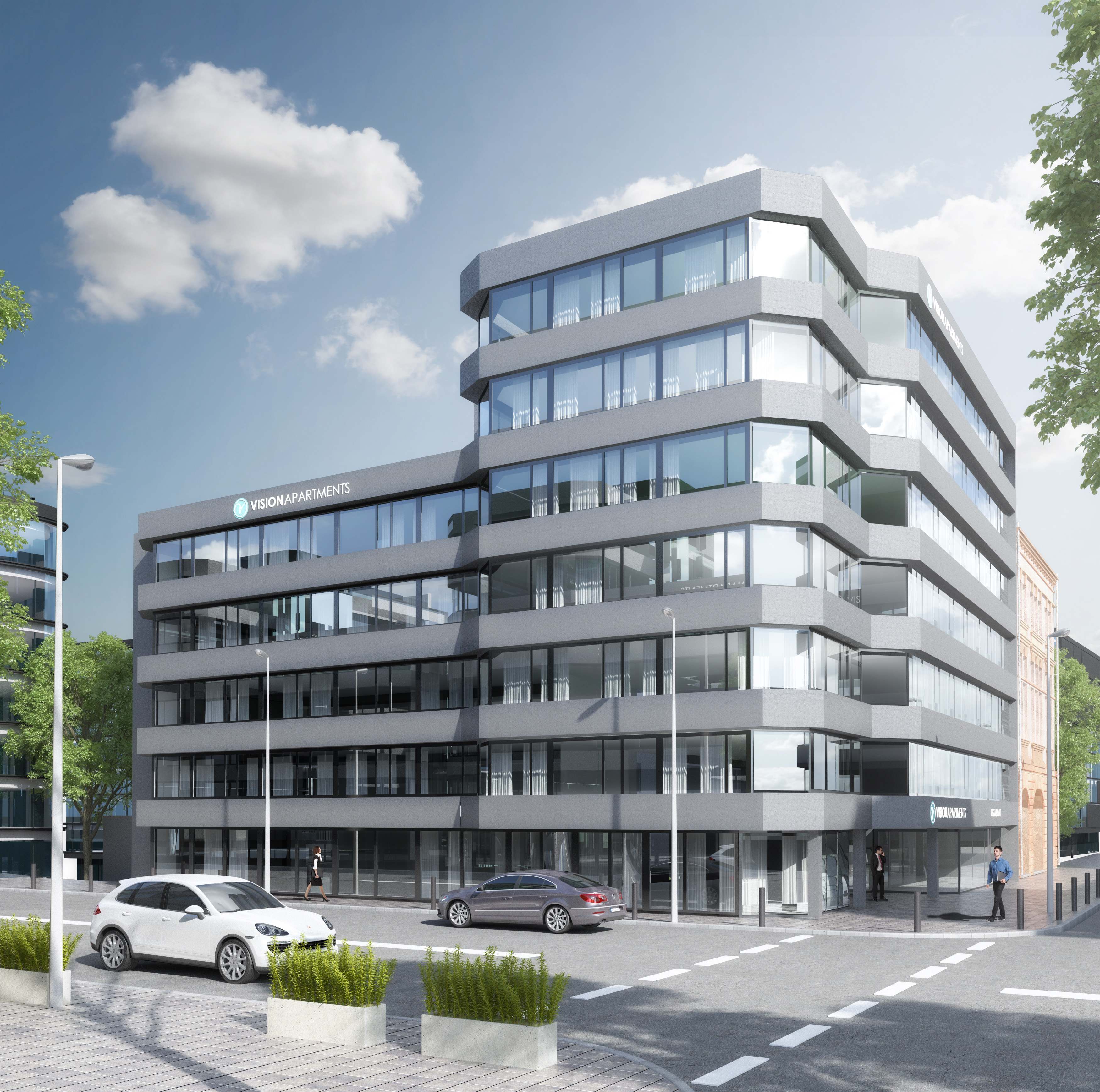 Das Visionapartment in Frankfurt (Rendering: Visionapartments)